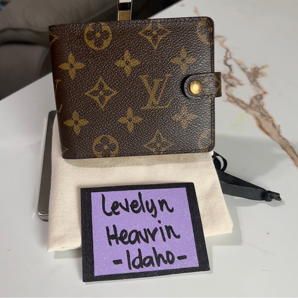 Louis Vuitton Brown Textured Leather